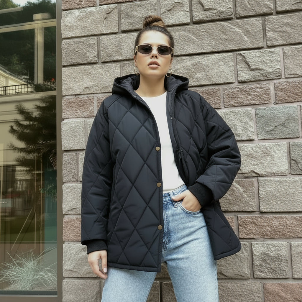 Manteau Matelassé Élégant | Chaleur raffinée & style intemporel