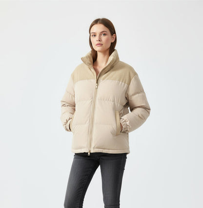 Doudoune Contrastée Élégance | Style affirmé & chaleur moderne